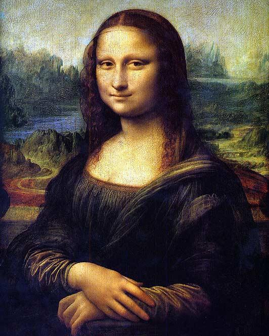 Leonardo Da Vinci Mona Lisa Canvas Print 24 8a